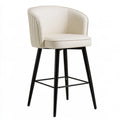 Tabouret de bar aux lignes épurées, coloris gris
